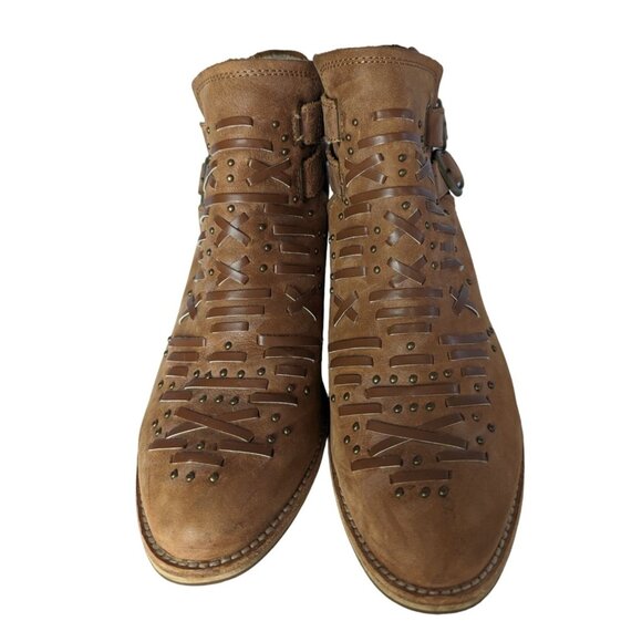 Caterpillar Cheyenne Tawny Leather casual Tan Ankle Boots Size 7 - Picture 12 of 13